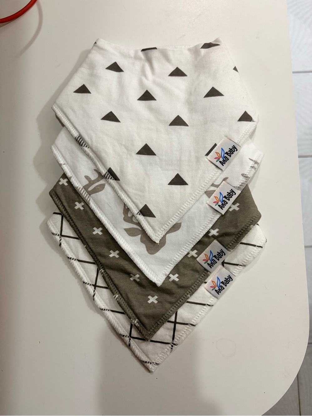 Bibs 4-Pack Neutral Colors